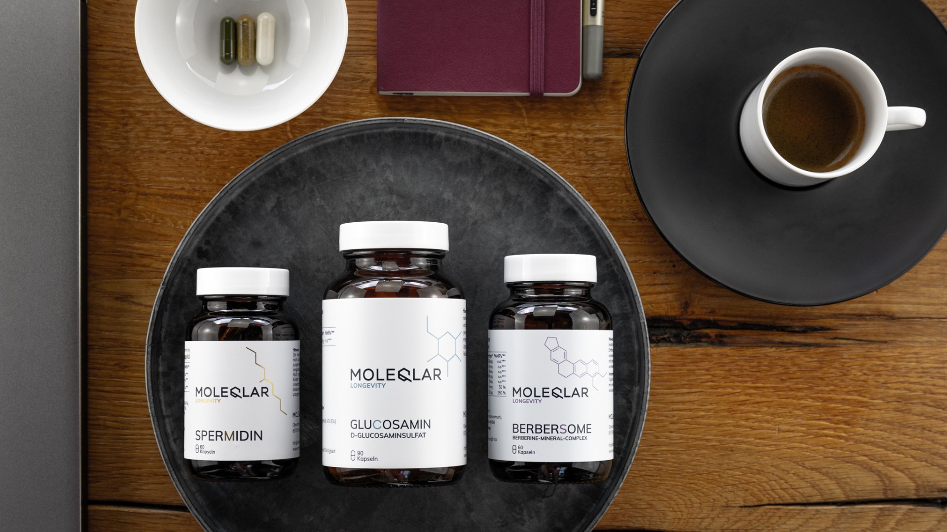 Fastebundle Spermidin Glucosamin Berbersome Kapseln