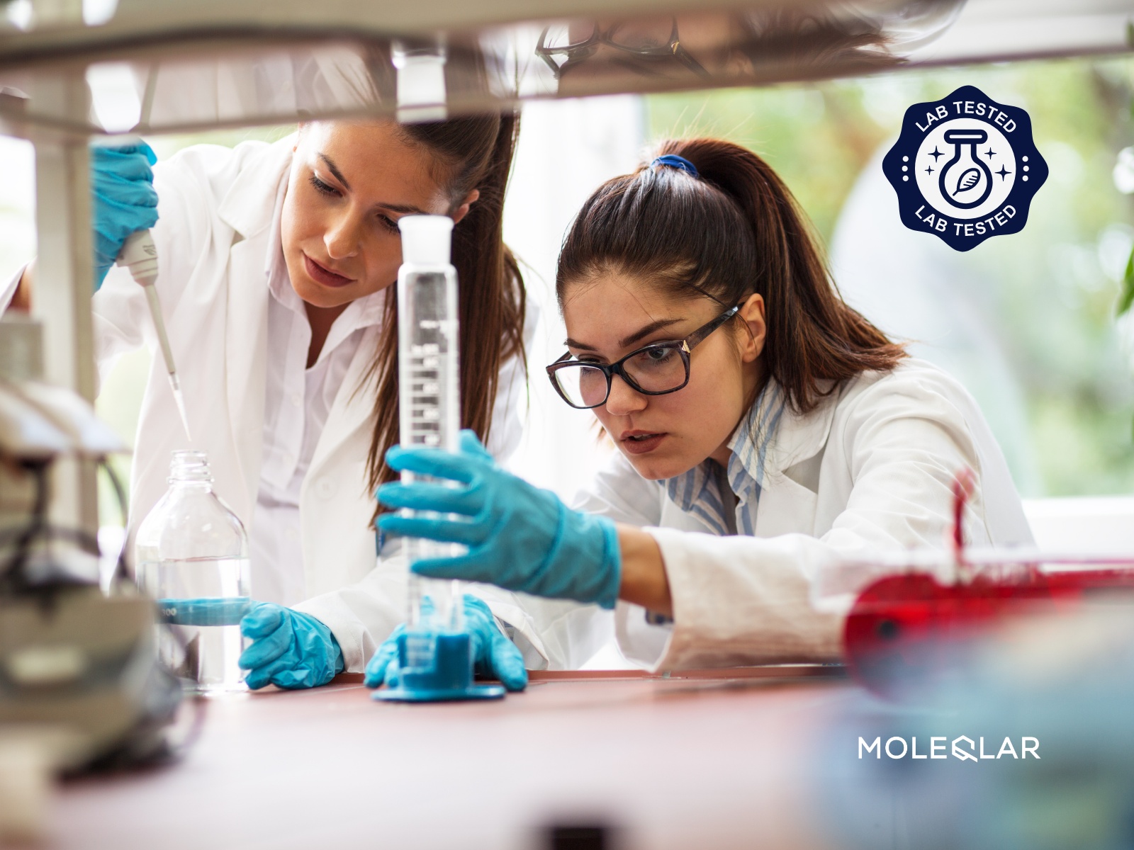 Qualitätssicherung Laborprüfung Reinheit Moleqlar