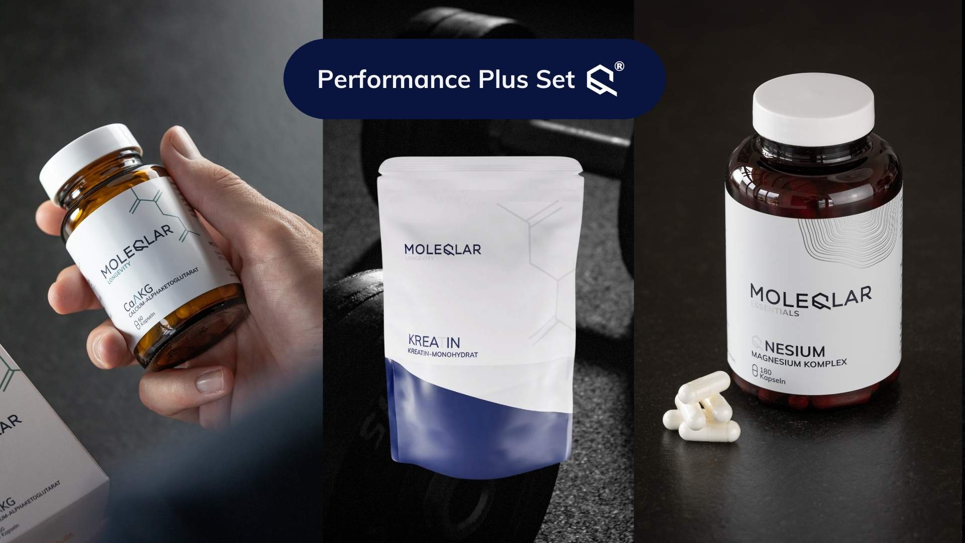 Performance Plus Set von MoleQlar Performance Plus Set Caakg Magnesium Kreatin